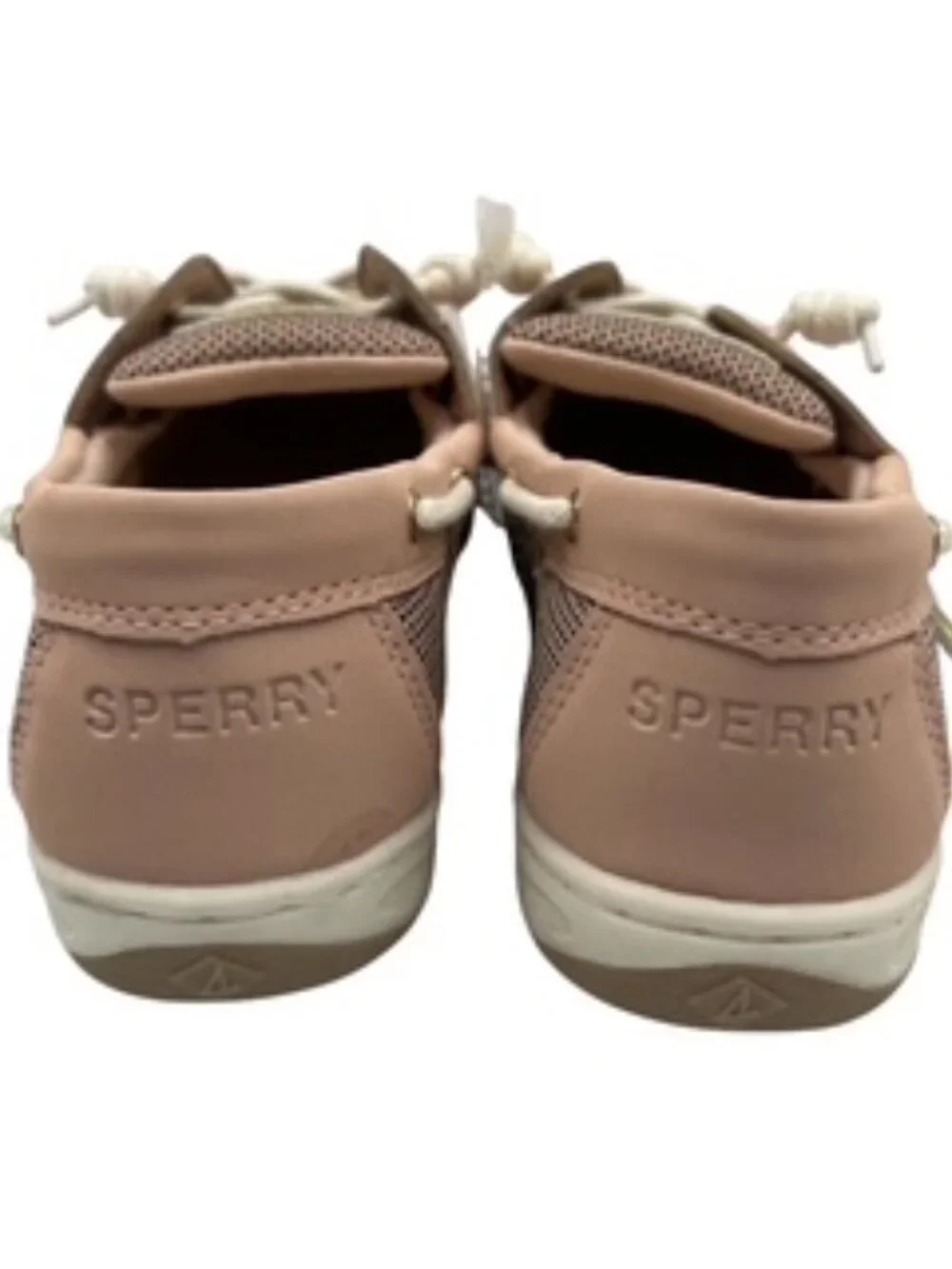 New Sperry Shorerider 3-Eye Boat shoes women’s Sz 5 light pink slip-on NWOB